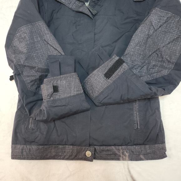 Columbia Jacket Womens XS Winter Black Gray Titanium Omni-Tech Snowboard Skiiing - Picture 4 of 14
